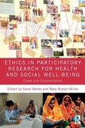 Cover: Ethics in Participatory Research for Health and Social Well-Being - Routledge