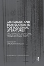 Cover: Language and Translation in Postcolonial Literatures - Routledge