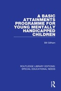 Cover: A Basic Attainments Programme for Young Mentally Handicapped Children - Routledge
