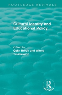 Enlarge image Cover: Cultural Identity and Educational Policy - Routledge