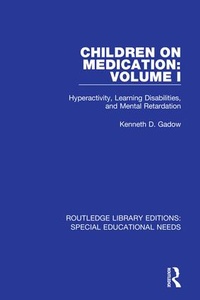 Enlarge image Cover: Children on Medication Volume I - Routledge