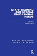 Cover: Staff Training and Special Educational Needs - Routledge