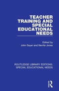 Cover: Teacher Training and Special Educational Needs - Routledge