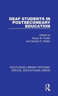 Cover: Deaf Students in Postsecondary Education - Routledge