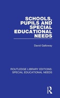 Cover: Schools, Pupils and Special Educational Needs - Routledge