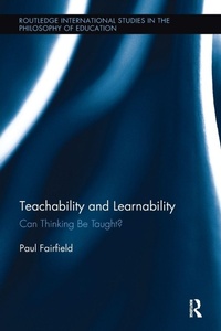 Enlarge image Cover: Teachability and Learnability - Routledge