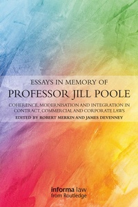 Abbildung von: Essays in Memory of Professor Jill Poole - Informa Law