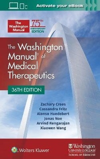 Abbildung von: Washington Manual of Medical Therapeutics Spiral - WOLTERS KLUWER HEALTH