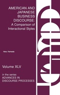 Cover: American and Japanese Business Discourse - Praeger Publishers Inc
