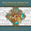 Cover: Rocky Mountain National Park Adult Coloring Book & Postcards - Farcountry Press