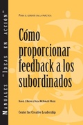 Cover: Giving Feedback to Subordinates (Spanish for Latin America) - Center for Creative Leadership