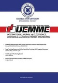 Cover: International Journal of Electronics, Mechanical and Mechatronics Engineering - Istanbul Aydin University International