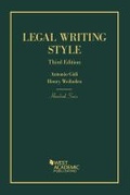 Cover: Legal Writing Style - West Academic Press