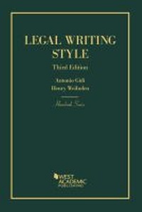 Enlarge image Cover: Legal Writing Style - West Academic Press