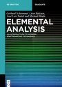 Cover: Elemental Analysis - De Gruyter