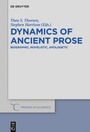 Cover: Dynamics of Ancient Prose - De Gruyter
