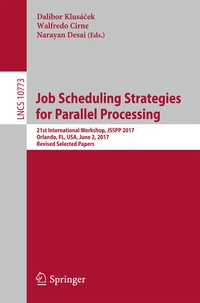Enlarge image Cover: Job Scheduling Strategies for Parallel Processing - Springer