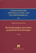 Cover: Herkunftsangaben und andere geografische Bezeichnungen - Helbing & Lichtenhahn