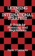 Cover: Licensing in International Strategy - Praeger Publishers Inc