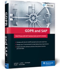 Enlarge image Cover: GDPR and SAP - SAP PRESS