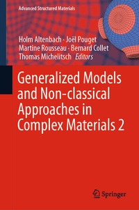 Abbildung von: Generalized Models and Non-classical Approaches in Complex Materials 2 - Springer