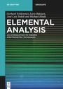 Cover: Elemental Analysis - De Gruyter