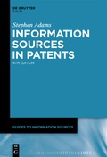 Cover: Information Sources in Patents - De Gruyter Saur