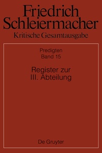 Abbildung von: Register - De Gruyter