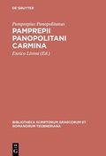Cover: Pamprepii Panopolitani carmina - De Gruyter