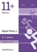 Cover: 11+ Maths Rapid Tests Book 1: Year 2, Ages 6-7 - Schofield & Sims Ltd