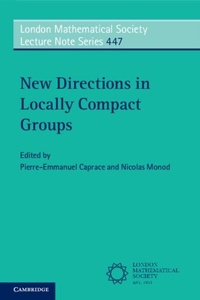 Abbildung von: New Directions in Locally Compact Groups - Cambridge University Press