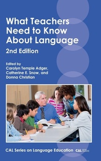 Enlarge image Cover: What Teachers Need to Know About Language - Multilingual Matters