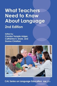 Enlarge image Cover: What Teachers Need to Know About Language - Multilingual Matters