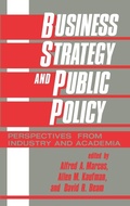 Cover: Business Strategy and Public Policy - Praeger Publishers Inc