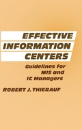 Cover: Effective Information Centers - Praeger Publishers Inc
