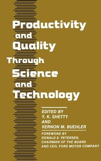 Enlarge image Cover: Productivity and Quality Through Science and Technology - Praeger Publishers Inc