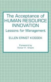 Enlarge image Cover: The Acceptance of Human Resource Innovation - Praeger Publishers Inc