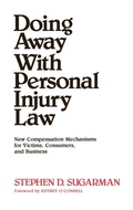 Bild: Doing Away With Personal Injury Law - Praeger Publishers Inc