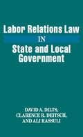 Bild: Labor Relations Law in State and Local Government - Praeger Publishers Inc