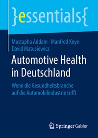 Abbildung von: Automotive Health in Deutschland - Springer Gabler