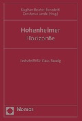 Abbildung von: Hohenheimer Horizonte - Nomos