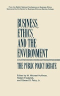 Cover: Business, Ethics, and the Environment - Praeger Publishers Inc