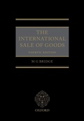 Cover: The International Sale of Goods - OUP eBook