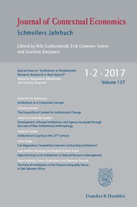 Enlarge image Cover: Institutions in Development Research: Buzzword or Real Impact? - Duncker & Humblot