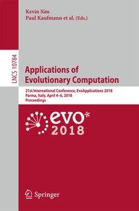 Enlarge image Cover: Applications of Evolutionary Computation - Springer
