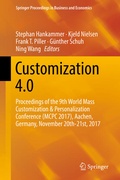 Cover: Customization 4.0 - Springer
