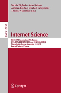 Enlarge image Cover: Internet Science - Springer