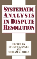 Abbildung von: Systematic Analysis in Dispute Resolution - Praeger Publishers Inc