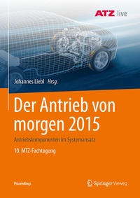 Abbildung von: Der Antrieb von morgen 2015 - Springer Vieweg