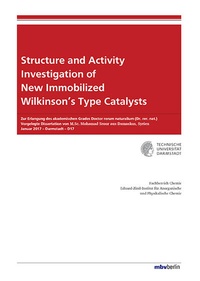 Abbildung von: Structure and Activity Investigation of New Immobilized Wilkinson's Type Catalysts - Mensch & Buch